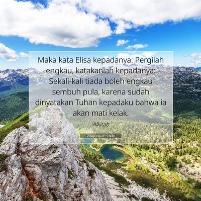 2 Raja-raja 8:10 Ayat Alkitab Dijelaskan