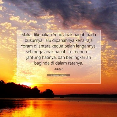 2 Raja-raja 9:24 IDN Gambar Ayat Alkitab