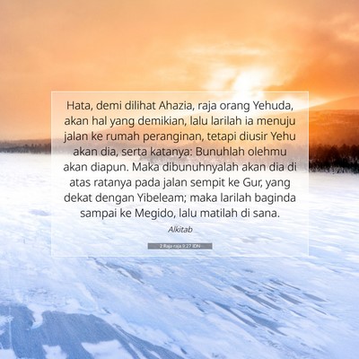 2 Raja-raja 9:27 IDN Gambar Ayat Alkitab