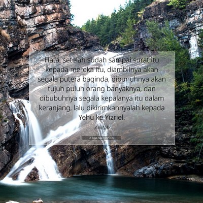2 Raja-raja 10:7 IDN Gambar Ayat Alkitab