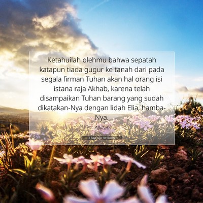 2 Raja-raja 10:10 IDN Gambar Ayat Alkitab