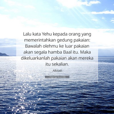 2 Raja-raja 10:22 IDN Gambar Ayat Alkitab