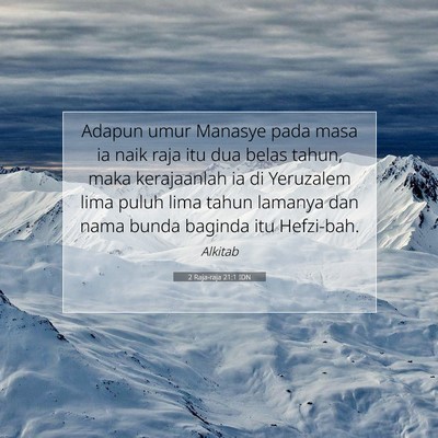 2 Raja-raja 21:1 IDN Gambar Ayat Alkitab