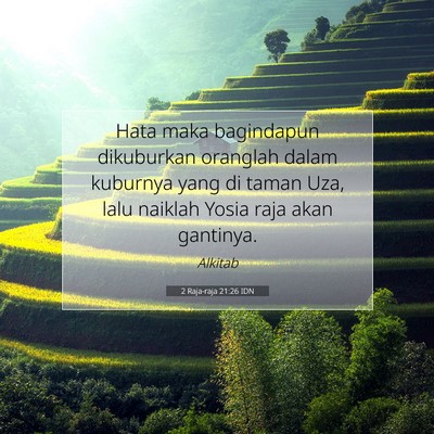 2 Raja-raja 21:26 Ayat Alkitab Dijelaskan