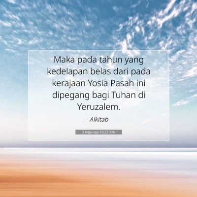 2 Raja-raja 23:23 Ayat Alkitab Dijelaskan
