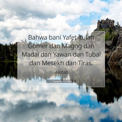 1 Tawarikh 1:5 Ayat Alkitab Dijelaskan