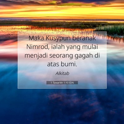 1 Tawarikh 1:10 Ayat Alkitab Dijelaskan