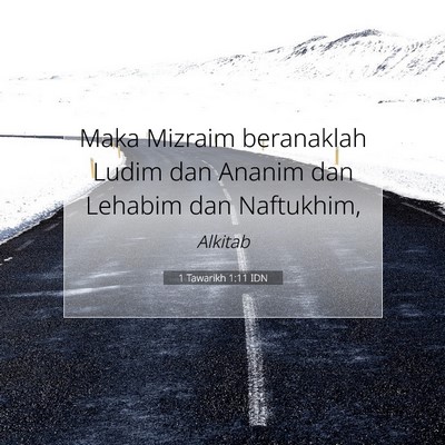 1 Tawarikh 1:11 Ayat Alkitab Dijelaskan