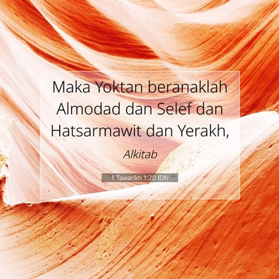 1 Tawarikh 1:20 Ayat Alkitab Dijelaskan