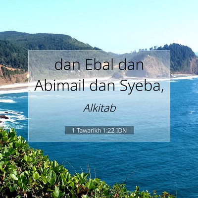 1 Tawarikh 1:22 Ayat Alkitab Dijelaskan