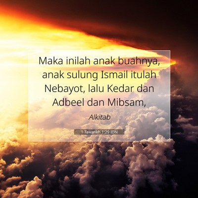 1 Tawarikh 1:29 Ayat Alkitab Dijelaskan