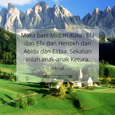 1 Tawarikh 1:33 Ayat Alkitab Dijelaskan