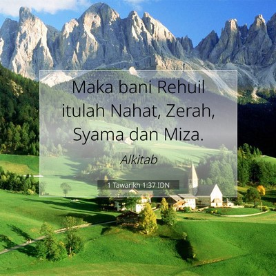 1 Tawarikh 1:37 Ayat Alkitab Dijelaskan