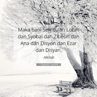 1 Tawarikh 1:38 Ayat Alkitab Dijelaskan