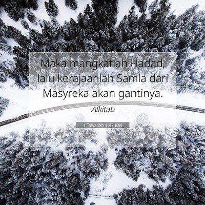 1 Tawarikh 1:47 Ayat Alkitab Dijelaskan