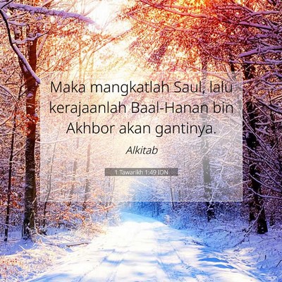 1 Tawarikh 1:49 Ayat Alkitab Dijelaskan