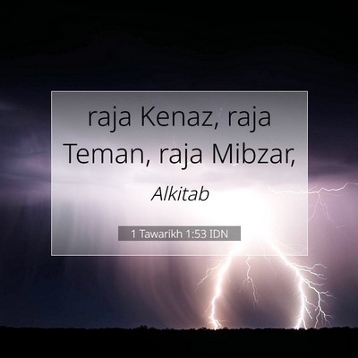 1 Tawarikh 1:53 Ayat Alkitab Dijelaskan