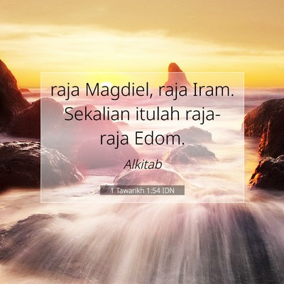 1 Tawarikh 1:54 Ayat Alkitab Dijelaskan