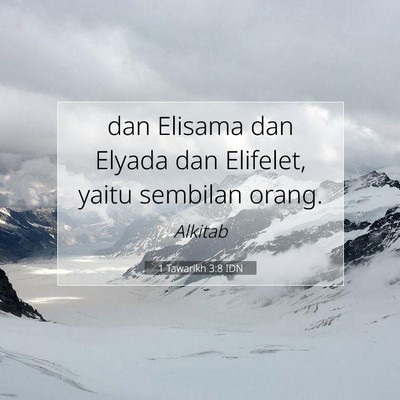 1 Tawarikh 3:8 Ayat Alkitab Dijelaskan