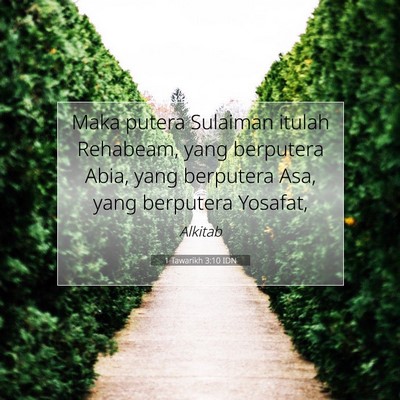 1 Tawarikh 3:10 IDN Gambar Ayat Alkitab
