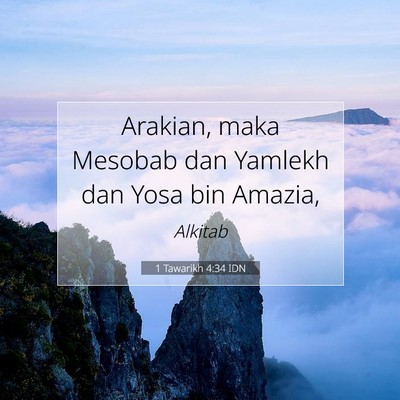 1 Tawarikh 4:34 Ayat Alkitab Dijelaskan
