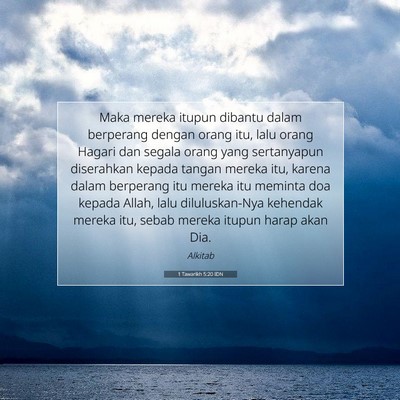 1 Tawarikh 5:20 IDN Gambar Ayat Alkitab