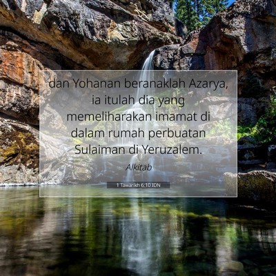 1 Tawarikh 6:10 IDN Gambar Ayat Alkitab