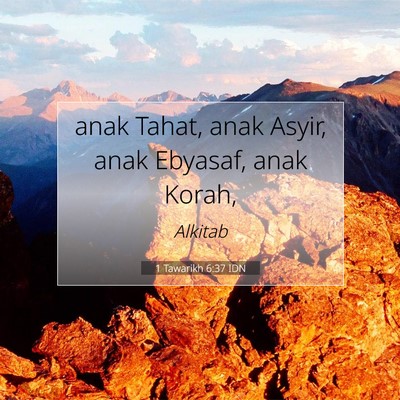 1 Tawarikh 6:37 IDN Gambar Ayat Alkitab