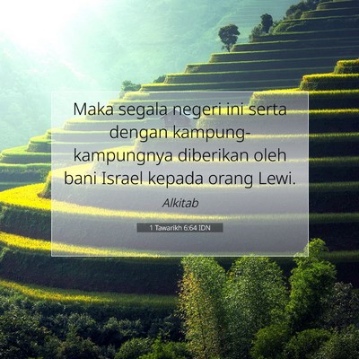 1 Tawarikh 6:64 Ayat Alkitab Dijelaskan