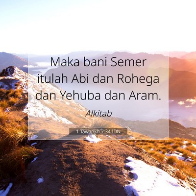 1 Tawarikh 7:34 Ayat Alkitab Dijelaskan