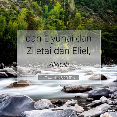 1 Tawarikh 8:20 Ayat Alkitab Dijelaskan
