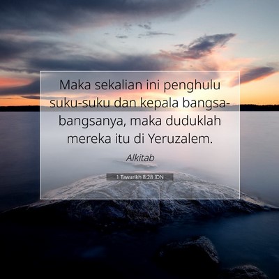 1 Tawarikh 8:28 Ayat Alkitab Dijelaskan