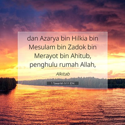 1 Tawarikh 9:11 IDN Gambar Ayat Alkitab