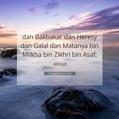 1 Tawarikh 9:15 Ayat Alkitab Dijelaskan