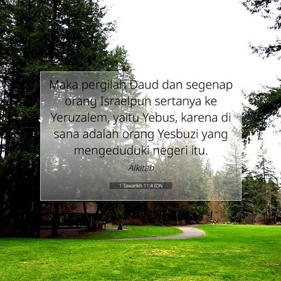 1 Tawarikh 11:4 Ayat Alkitab Dijelaskan