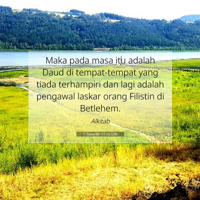 1 Tawarikh 11:16 Ayat Alkitab Dijelaskan