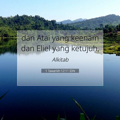 1 Tawarikh 12:11 Ayat Alkitab Dijelaskan