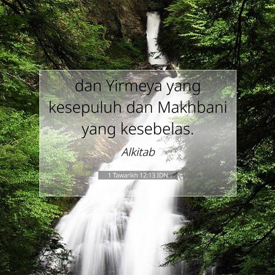 1 Tawarikh 12:13 Ayat Alkitab Dijelaskan