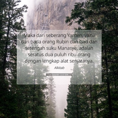 1 Tawarikh 12:37 Ayat Alkitab Dijelaskan