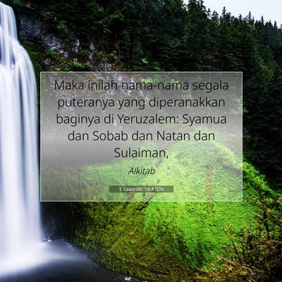 1 Tawarikh 14:4 IDN Gambar Ayat Alkitab