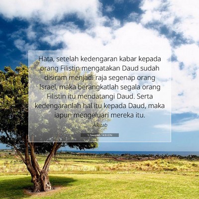 1 Tawarikh 14:8 Ayat Alkitab Dijelaskan