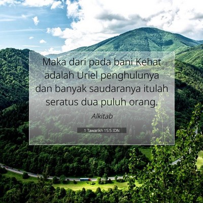 1 Tawarikh 15:5 Ayat Alkitab Dijelaskan