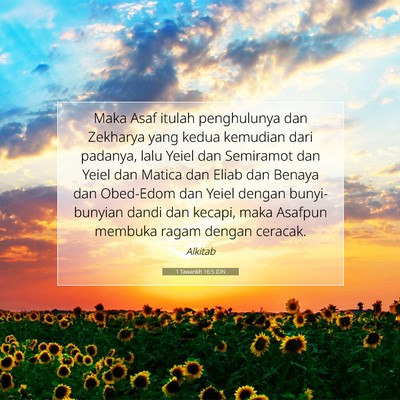 1 Tawarikh 16:5 Ayat Alkitab Dijelaskan