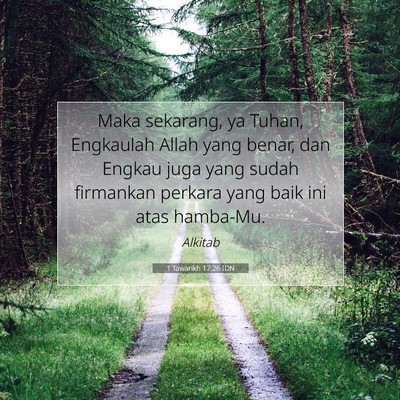 1 Tawarikh 17:26 Ayat Alkitab Dijelaskan