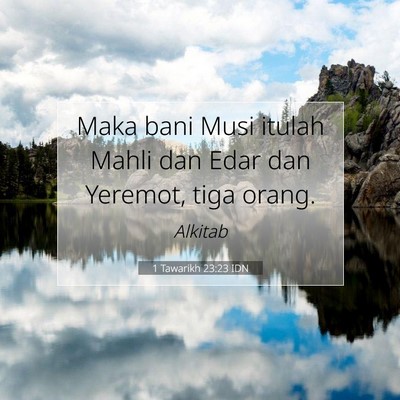 1 Tawarikh 23:23 Ayat Alkitab Dijelaskan