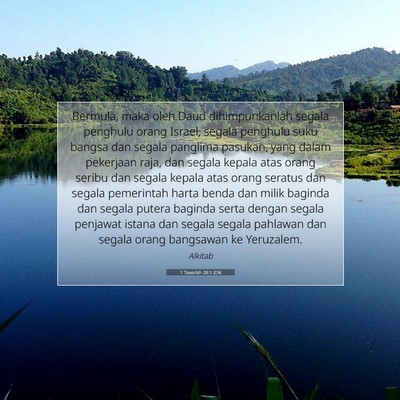 1 Tawarikh 28:1 IDN Gambar Ayat Alkitab