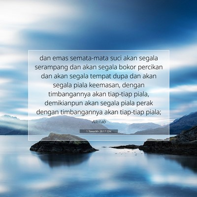 1 Tawarikh 28:17 IDN Gambar Ayat Alkitab