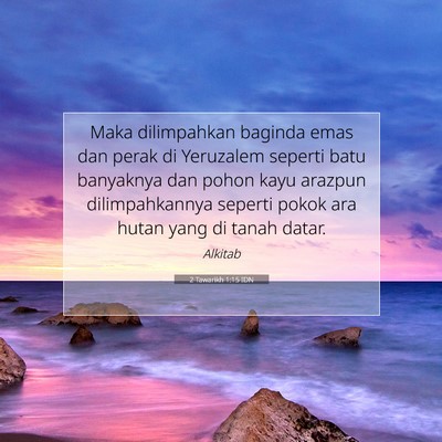 2 Tawarikh 1:15 Ayat Alkitab Dijelaskan