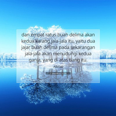 2 Tawarikh 4:13 Ayat Alkitab Dijelaskan