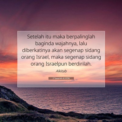 2 Tawarikh 6:3 IDN Gambar Ayat Alkitab